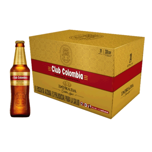 Cerveza Club Colombia en botella 24 pack