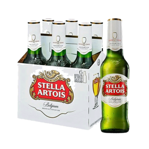 cerveza stella artois sixpack