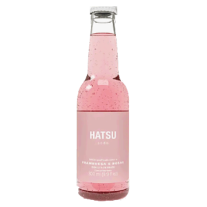 Soda hatsu frambuesa y rosas
