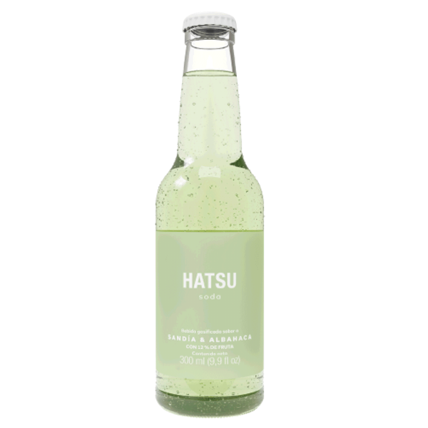 Soda hatsu sandia y albahaca