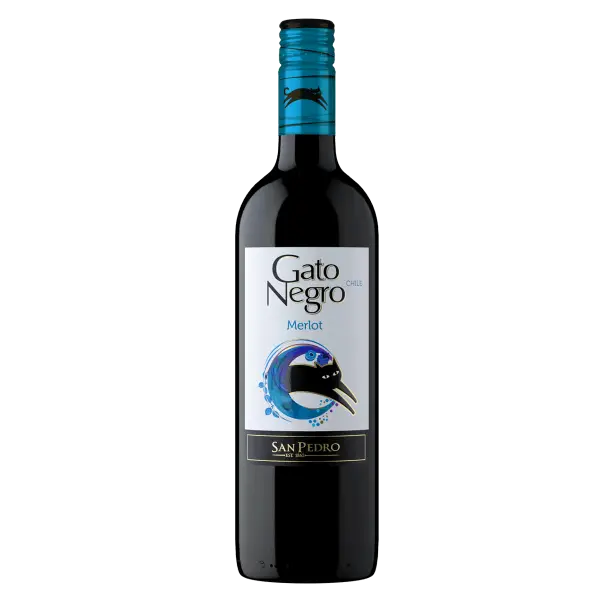 vino tinto gato negro merlot